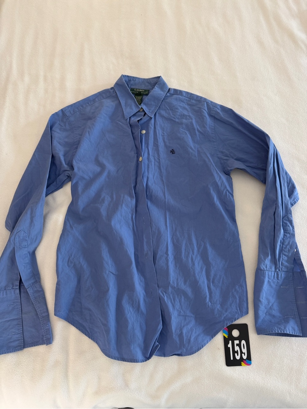 Ralph Lauren Men's Periwinkle Button-Down Dress Shirt